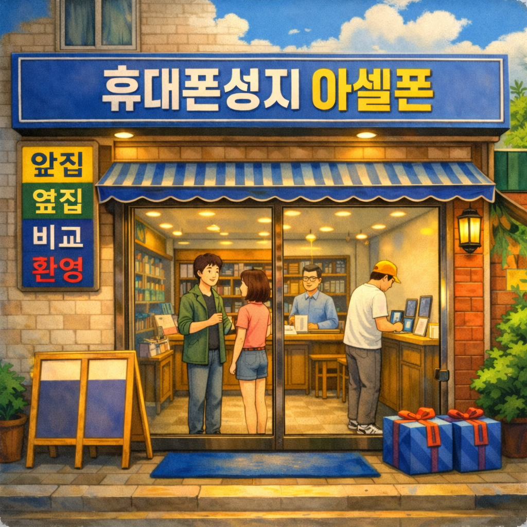 휴대폰성지 아셀폰 산본점 매장 사진